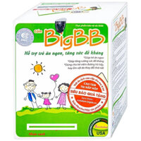 Cốm tiêu hóa BigBB Plus (Hộp 16 gói) Giúp trẻ ăn ngon, hệ tiêu hóa khỏe mạnh, tăng đề kháng, tăng hấp thu dưỡng chất.