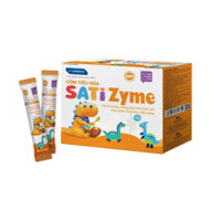 Cốm tiêu hoá SatiZyme - Giúp hấp thu dinh dưỡng tối ưu, cải thiện đầy hơi, chướng bụng (H/20 gói)