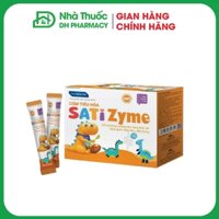 Cốm tiêu hóa SatiZyme hộp 20 gói x 3g tăng cường hấp thu dưỡng chất cho bé, cải thiện đầy bụng khó tiêu