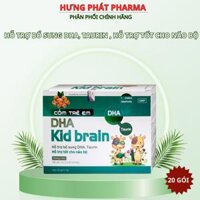 Cốm trẻ em tốt cho não bộ  DHA Kid brain giúp bổ sung DHA, Taurin cho bé  hộp 20 gói x 3g