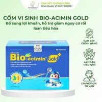Cốm vi sinh Bio-acimin Gold bổ sung lợi khuẩn, hỗ trợ giảm nguy cơ rối loạn tiêu hóa, hộp 30 gói