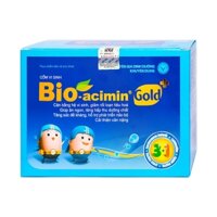 CỐM VI SINH BIO-ACIMIN GOLD TIÊU HÓA KHỎE, TRẺ ĂN NGON (HỘP 30 GÓI)