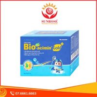 Cốm vi sinh Bioacimin Gold Meracine cân bằng hệ vi sinh đường ruột, giảm nguy cơ rối loạn tiêu hóa (30 gói)