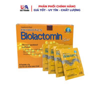 Cốm vi sinh BIOLACTOMIN GOLD cân bằng hệ tiêu hóa đường ruột, hỗ trợ ăn ngon – Hộp 30 gói ( Hộp Màu Vàng )