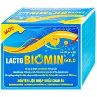 Cốm vi sinh Lacto Biomin Gold HdPharma tăng lợi khuẩn cho hệ tiêu hóa (5g x 20 gói)