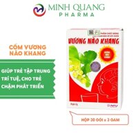 Cốm VƯƠNG NÃO KHANG tăng khả năng tập trung trí tuệ, giải pháp cho trẻ chậm phát triển trí não hộp 30 gói