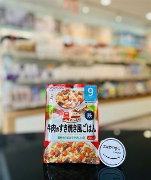 Cơm Ý kiểu Sukiyaki thịt bò và rau Wakodo (9 tháng)