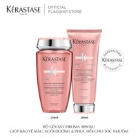 combbo dầu gội xả dành cho tóc (khô) nhuộm Kerastase Chroma Absolu 250ml/200ml