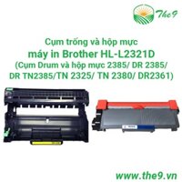 Combo 01 Cụm trống và 01 hộp mực máy in Brother HL-L2321D (Cụm Drum và hộp mực DR 2385/ TN2385/ TN 2325/ TN 2380/ DR236