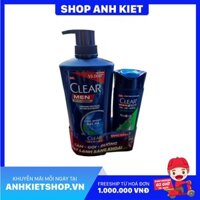 COMBO 01 DẦU GỘI CLEAR MEN COOL SPORT 650G & 01 DẦU TẮM GỘI CLEAR MEN 3IN1 ACTIVE COOL 630G