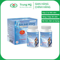 COMBO 01 hộp Kim Miễn Khang 180v tặng 1 hộp 30v -  giúp hỗ trợ cải thiện lupus ban đỏ, vẩy nến