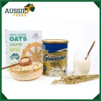 Combo 01 hộp yến mạch cán vỡ (QUICK OAT) HỘP 500GR + 01 sữa GLUCERNA (HỘP 850GR)