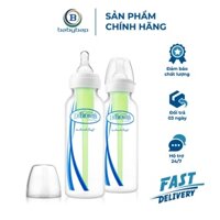 Combo 02 Bình Sữa Cổ Thường Option 250ml Nhựa PP Dr Brown's