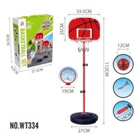 Combo 02 Bộ Đồ Chơi Bóng Rổ