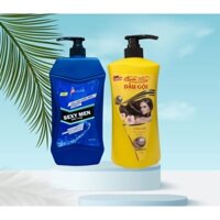 [Combo 02 chai] Dầu Gội Nam Sexy Men 1200ml + Dầu Gội Hoa Bưởi Queen Love 1000ml