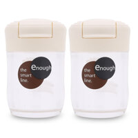 Combo 02 chai đựng gia vị muối, tiêu, ớt 68ml hàng nội địa Nhật Bản - Trắng