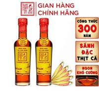Combo 02 chai Nước Mắm Tĩn Cá Cơm Vàng Ruột Đỏ Độ Đạm 60N Tự Nhiên Chai Thuỷ Tinh 250ml Nước Mắm Rin Nguyên Chất Truyền Thống Sạch Nước Mắm Nhỉ Từ Thùng Lều Gỗ Cốt Nhĩ Đặc Biệt Cá Cơm Vàng Ruột Đỏ Muối Tinh Khiết, Sánh Đặc Thịt Cá, Không Chất Bảo Quản