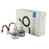 COMBO 02 Đèn Pha Led C6 Cao Cấp 36W 3800LM, 6000K ánh sáng trắng các chân H1, H3, H4, H8, H11, 9004, 9005, 9006, H27/880