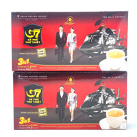 Combo 02 Hộp Cà phê hòa tan G7 Trung Nguyên 3in1 Hộp 21 gói Có TEM XÁC THỰC CHÍNH HÃNG