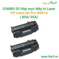 COMBO 02 Hộp mực máy in HP LaserJet Pro 400 MFP M425DN ( 80A/ 05A) hàng nhập khẩu mới 100% in đẹp rõ nét