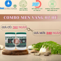 Combo 02 Hủ Men Vang, Men rượu trái cây, Men làm rượu Vang Nho, bột mịn xay nhuyễn, ủ trực tiếp, Hủ nhựa loại 500 Gr