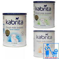 Combo 02 lon Sữa Dê Kabrita hàng nhập khẩu nguyên lon từ Hà Lan số 1,2,3  hộp 400g/800g