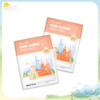 Combo 02 Mặt Nạ Giấy Chăm Sóc Lỗ Chân Lông BEAUTY BOX REAL JUICY PORE CARING (Hãy chọn SP tặng kèm)