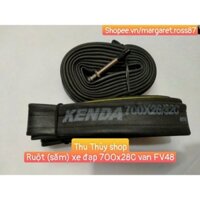 COMBO 02 SĂM VÀ 01 LỐP XE ĐẠP 700x28 KENDA (SĂM VAN FV)