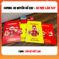 [Combo] 02 sổ đặt cọc nhà đất 3 liên + 02 hộp mực lăn tay