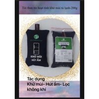 COMBO 02 TÚI THAN HOẠT TÍNH KHỬ MÙI TỦ LẠNH (200gr/ 1 TÚI)