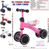 COMBO 02 Xe chòi chân Xe cân bằng Xe thăng bằng 4 bánh Xe thăng bằng 3 bánh cho bé