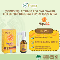 Combo 02 xịt họng keo ong giảm ho PROPOBEE BABY SPRAY Dược Khoa giúp giảm ho, làm dịu cơn ho cho bé