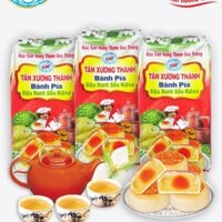 Combo 03 Bánh pía đậu xanh sầu riêng 01 trứng Tân Xương Thành 520g