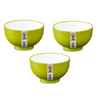 Combo 03 bát ăn cơm Nakaya các size - Nội địa Nhật Bản - Xanh - 420ml