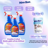 Combo 03 Chai Nước Giặt Cổ Áo Mao Bao 600ml