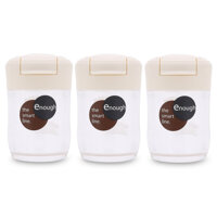Combo 03 chailọhũ đựng gia vị muối, tiêu, ớt 68ml hàng nội địa Nhật Bản - Trắng