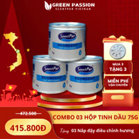 COMBO 03 Hộp 75g thơm lâu, thanh lọc không khí - Thơm như Khách sạn, Rạp CGV