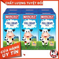 Combo 03 lốc sữa Marigold nguyên kem không đường