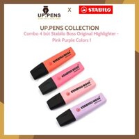 Combo 04 bút highlight Stabilo Boss Original Highlighter - Pastel Colors 1