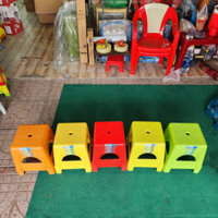 Combo 04 Ghế nhựa lùn kiểu (Qui Phúc)