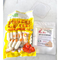 [COMBO 0,5-1kg + 100g ]  Bánh Gạo Nhân Phô Mai Tokbokki Hàn Quốc và Bột Phô Mai Tornado cực ngon.