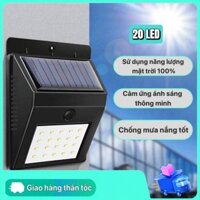 Combo 05 Đèn năng lượng mặt trời gắn tường cảm biến ánh sáng 20LED