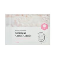 COMBO 05 Mặt Nạ N:CEL Premium Biocellulose Luminous Ampule Mask  Trắng Sáng Hồng Da 30g