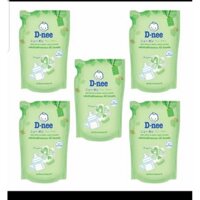 combo 05 Túi Nước rửa binh sữa Dnee Thái Lan túi 600ml x5 túi