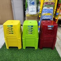 Combo 08 Ghế nhựa lùn chuồn - Qui Phúc