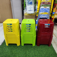 Combo 08 Ghế nhựa lùn chuồn (Qui Phúc)