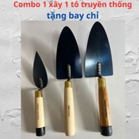 Combo 1 bây xây 1,1 ly, 1 bay tô 0,7 ly truyền thống, tặng bay chỉ