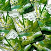 Combo 1 bịch (10 miếng) mặt nạ nha đam 3W Clinic Fresh Aloe Mask Sheet