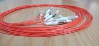 Combo 1 bó 10 Dây nối quang pigtail 1.5 Mét  LCPC Muit mode Om2, đường kính 0.9mm. Hàng chính hãng