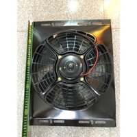 COMBO 1 BỘ QUẠT LỒNG SẮT, QUẠT DÀN NÓNG ĐIỀU HOÀ Ô TÔ. MOTO M60 ĐIỆN 12V VÀ 24V. CÔNG SUẤT 120W: